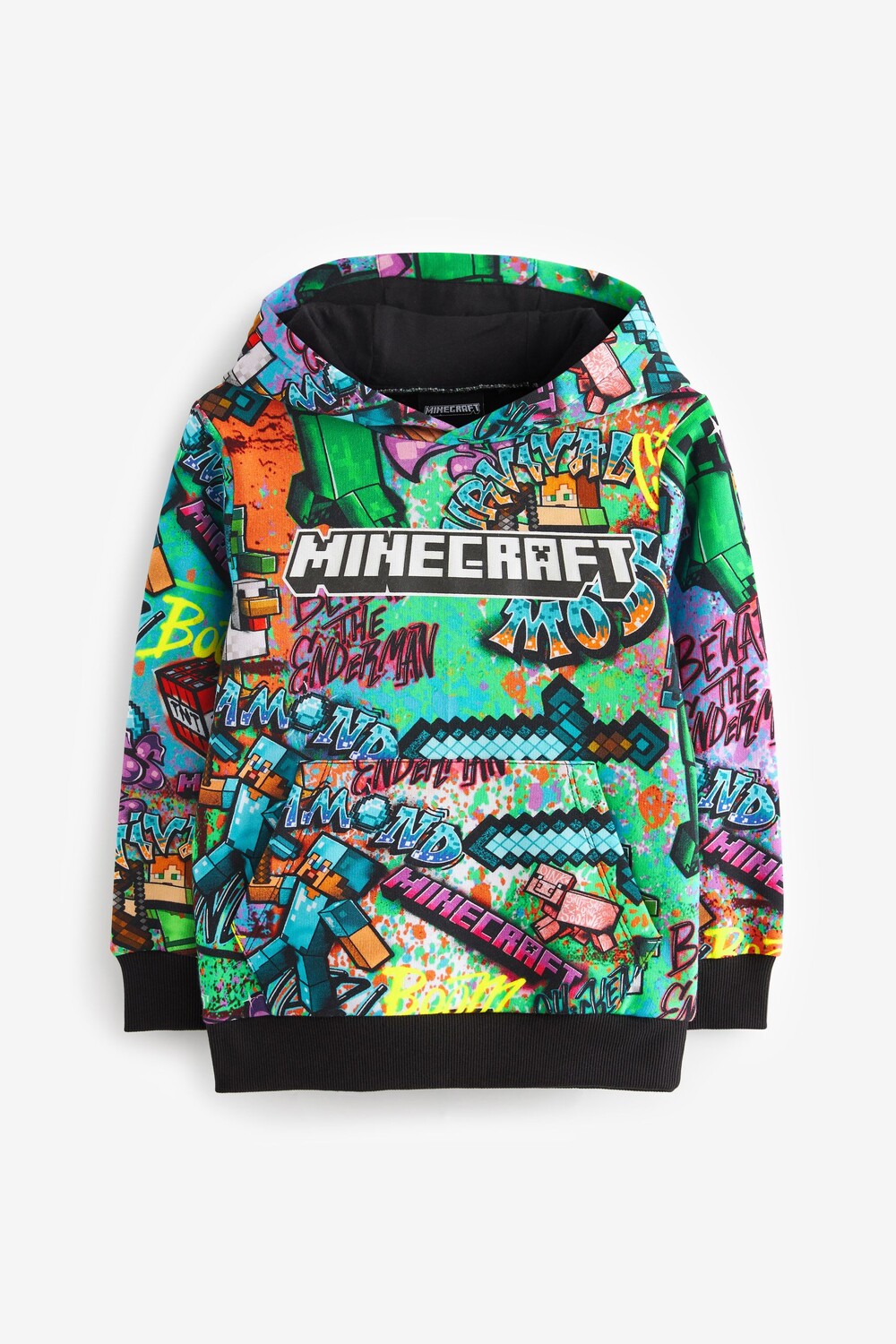 

Толстовка с лицензией Minecraft с граффити Next, черный