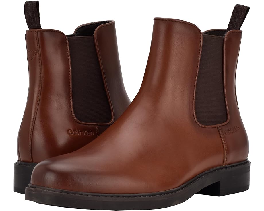Ботинки Calvin Klein Fenwick, цвет Medium Brown Leather сандалии calvin klein meena цвет medium brown