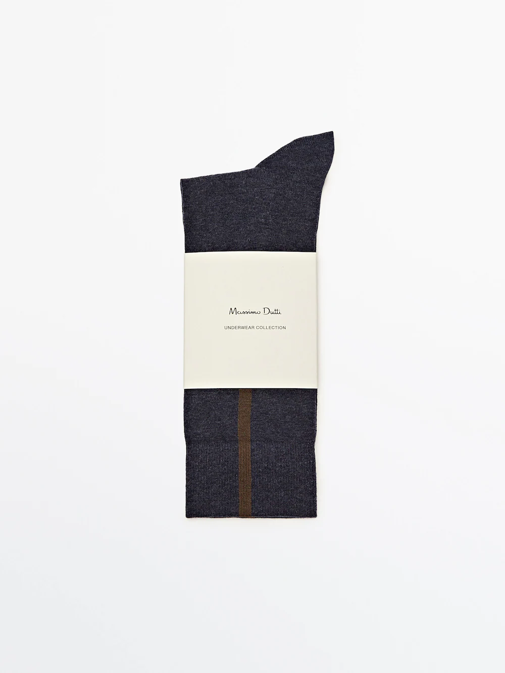 

Длинные носки с контрастной полосой Massimo Dutti, синий