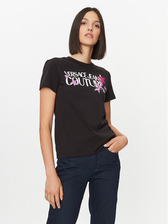 

Футболка стандартного кроя Versace Jeans Couture, черный