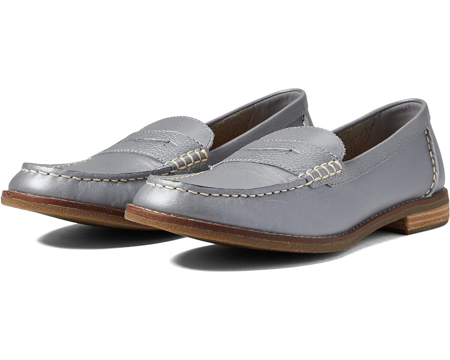 

Лоферы Sperry Seaport Penny Pearlized, серый