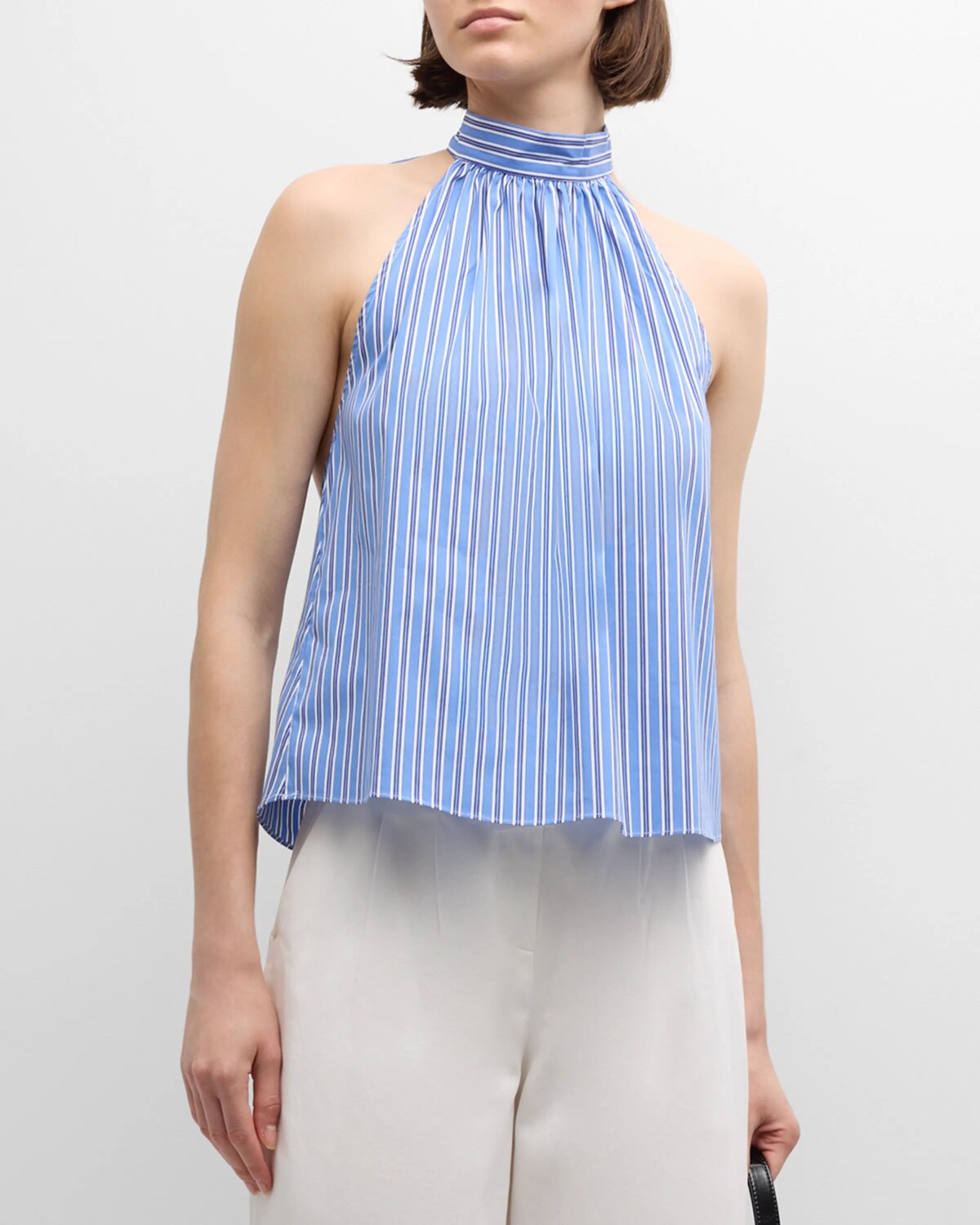 

Полосатый топ с бретелькой Barbara Solid and Striped, цвет French Navy Stripe