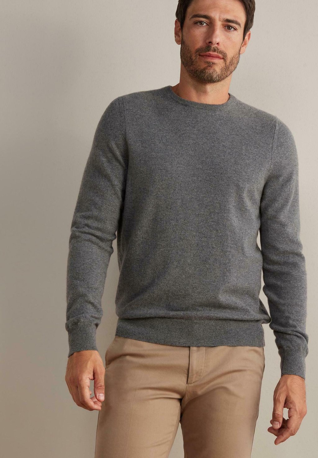 Вязаный свитер ROUND-NECK Falconeri, цвет grau/dark grey melange вязаный свитер round neck falconeri цвет blue navy