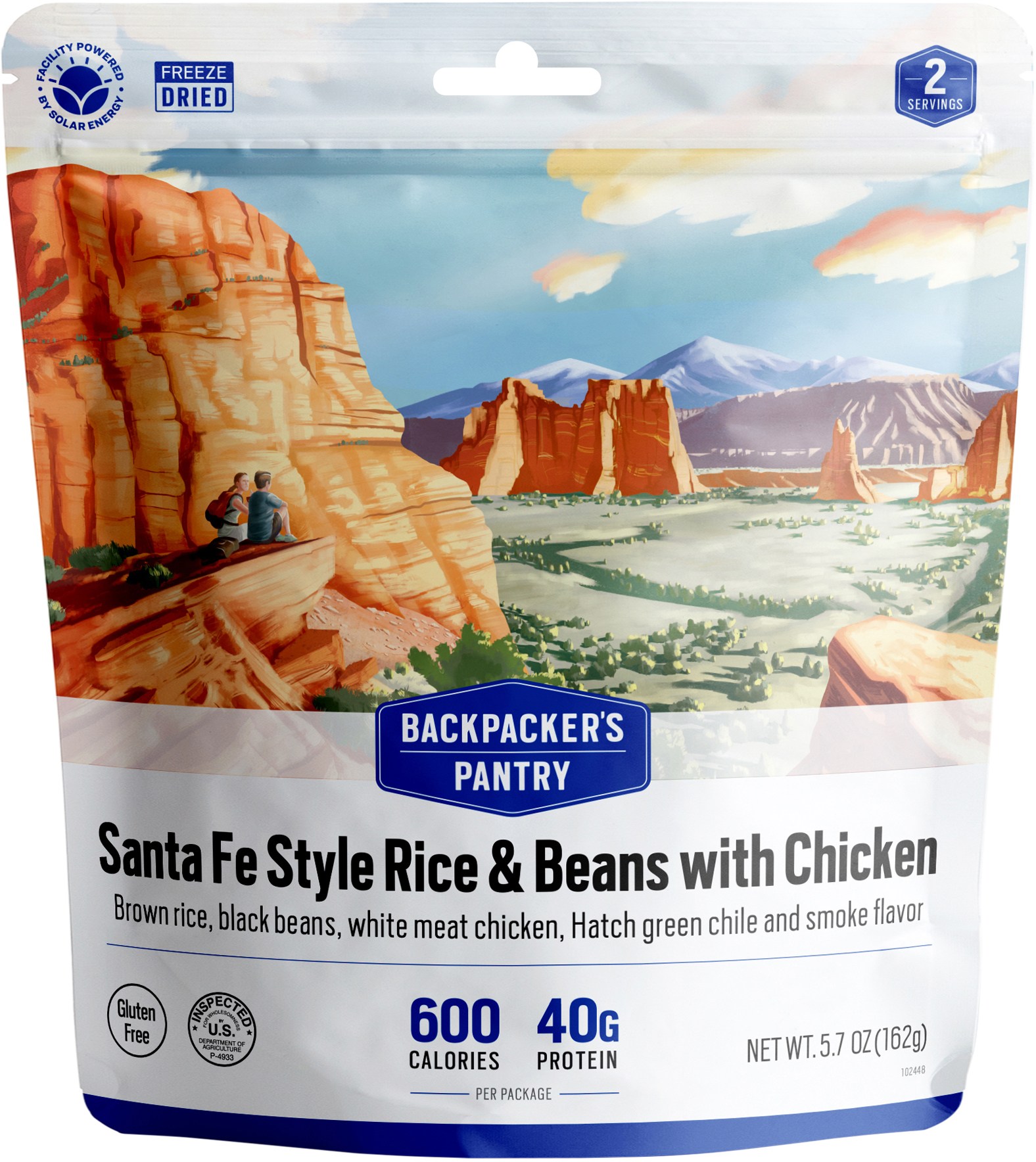 Рис и фасоль по-Санта-Фе с курицей — 2 порции Backpacker's Pantry диван прямой санта фе 209 прямой серо синий санта фе