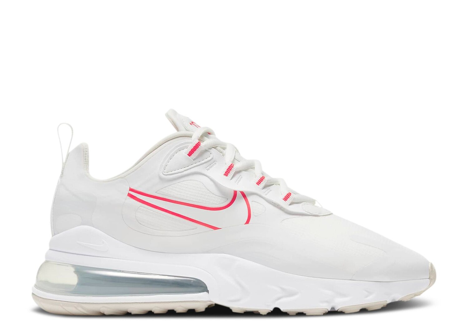 

Кроссовки Nike Wmns Air Max 270 React 'Summit White Siren Red', белый