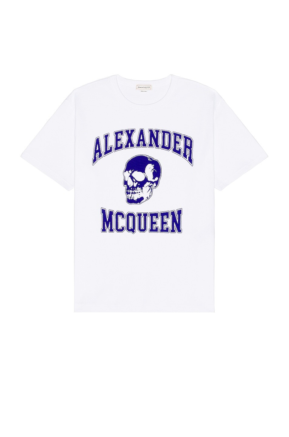 

Футболка Alexander Mcqueen, цвет White & Blue