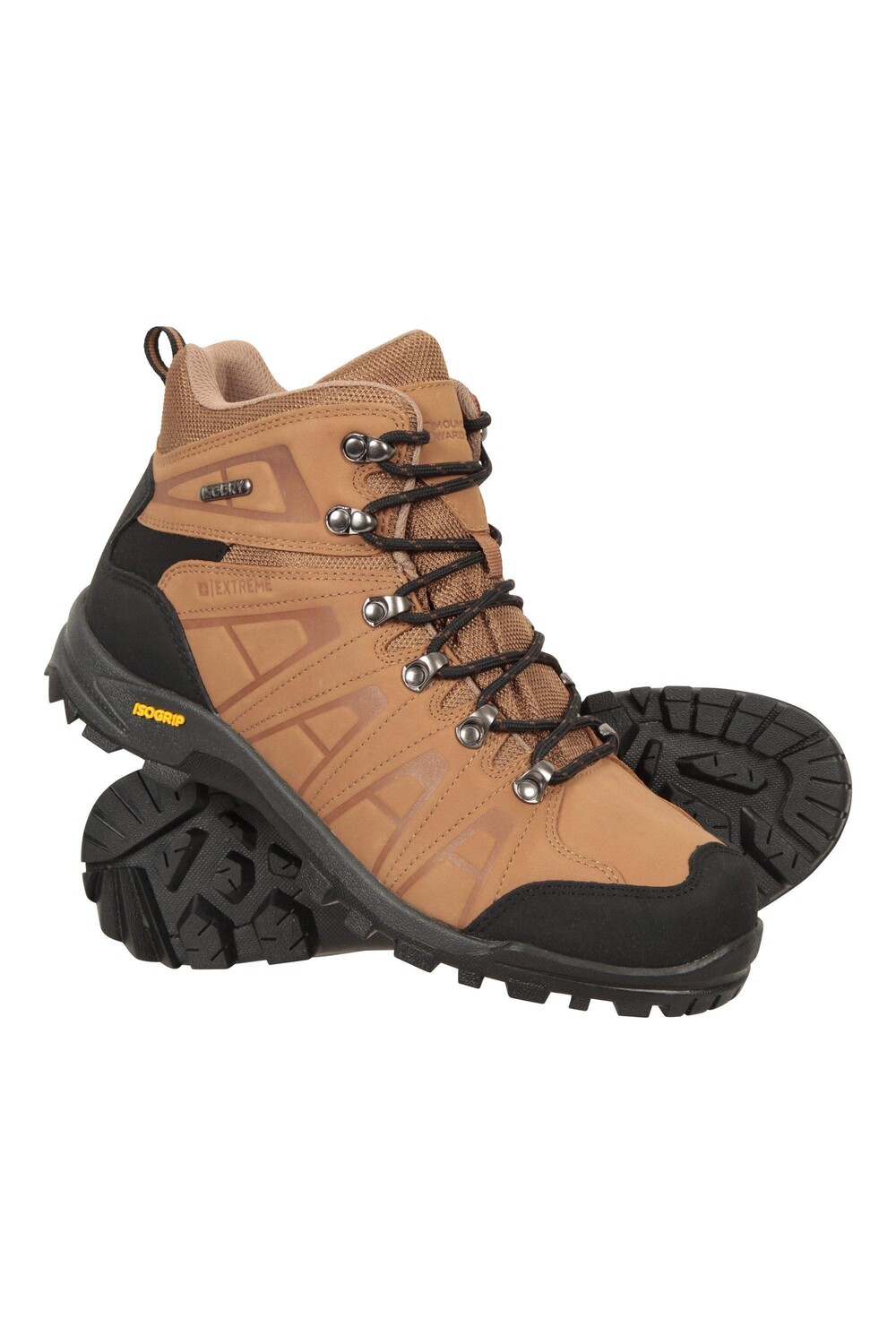 

Обувь Hurricane Extreme IsoGrip Boot с резиновой подошвой Mountain Warehouse, коричневый