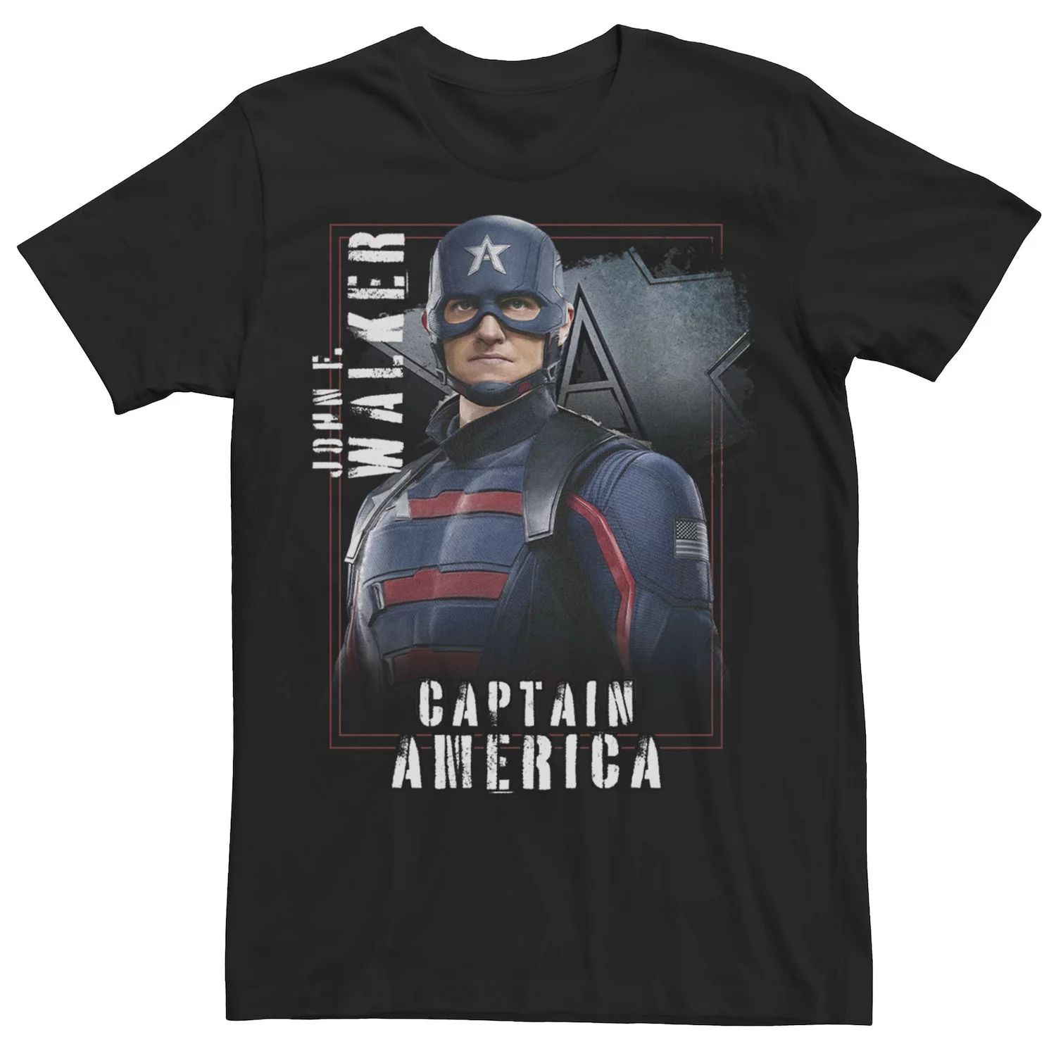 Мужская футболка Marvel Falcon And The Winter Soldier Walker Captain America Licensed Character