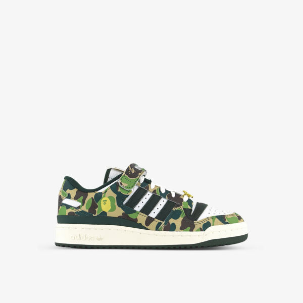 

Кожаные низкие кроссовки adidas x BAPE Forum 84 Adidas, зеленый