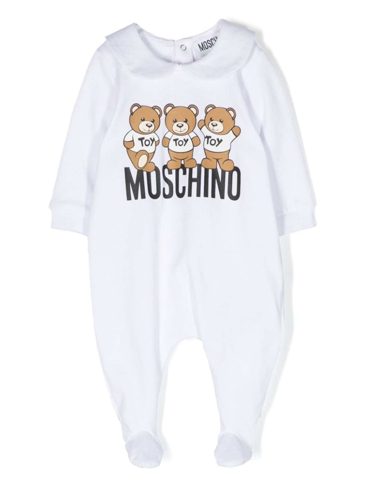 

Moschino Kids боди с принтом Teddy Bear, белый