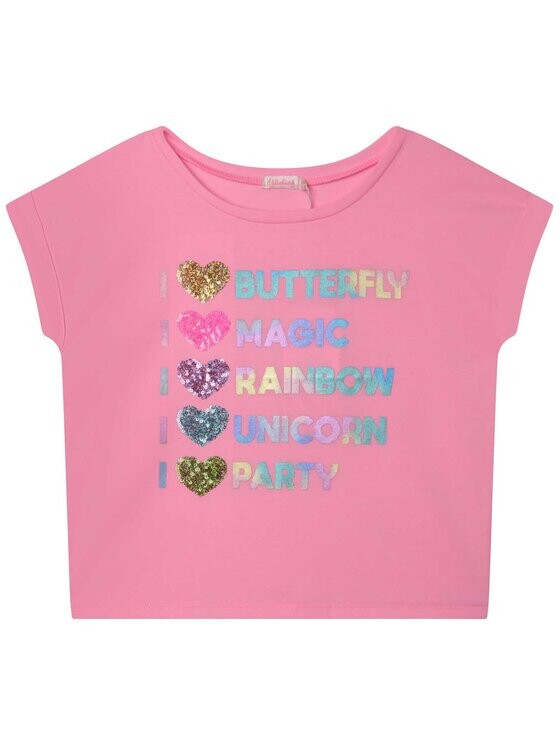 

Футболка стандартного кроя Billieblush, розовый