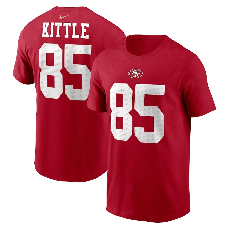 

Футболка с именем и номером Nike San Francisco 49Ers, алый
