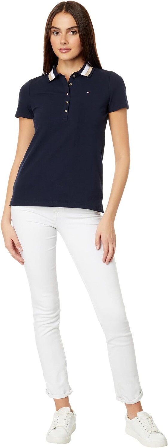 

Рубашка-поло Short Sleeve Shine Polo Tommy Hilfiger, цвет Sky Captain
