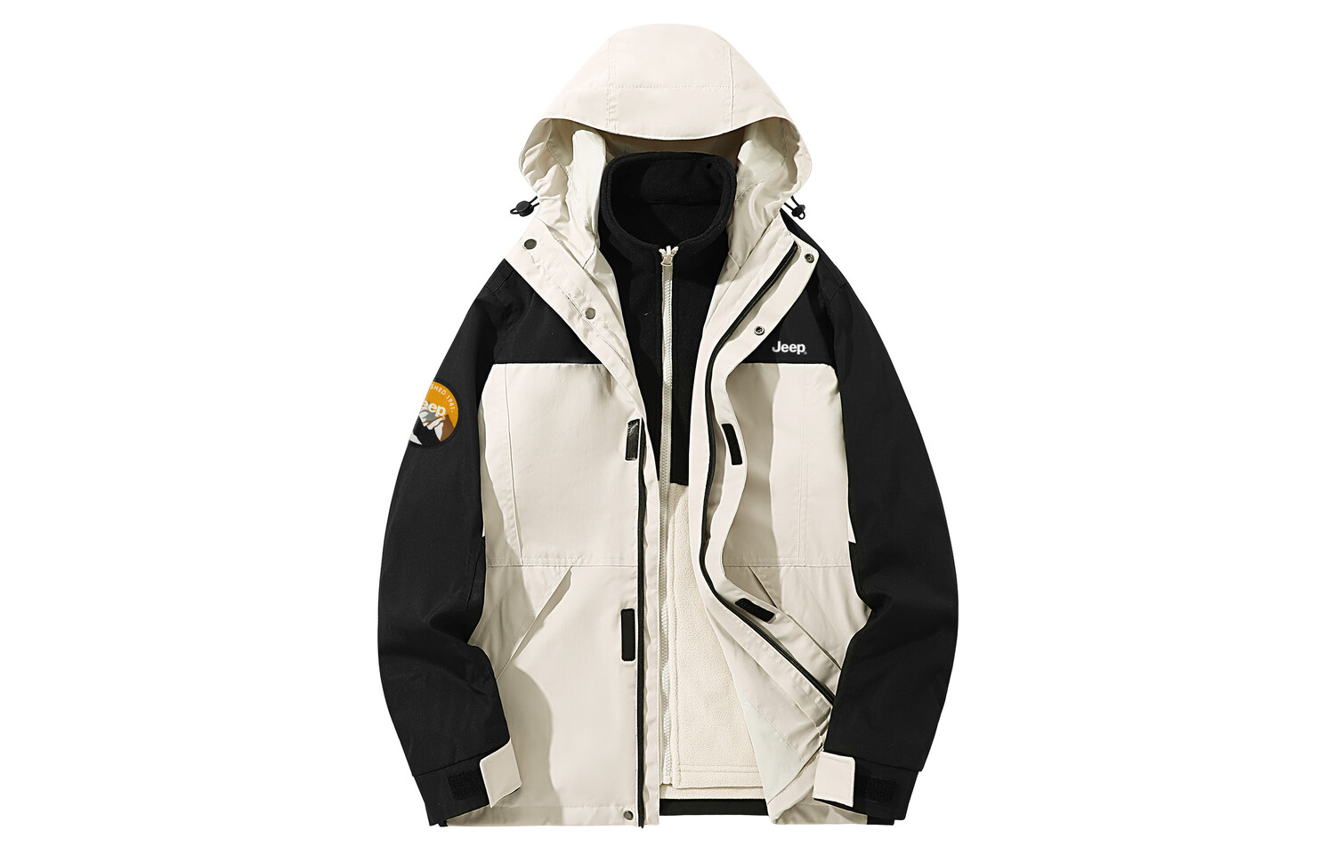 

Куртка унисекс Jeep, цвет Off-White (Style 62)