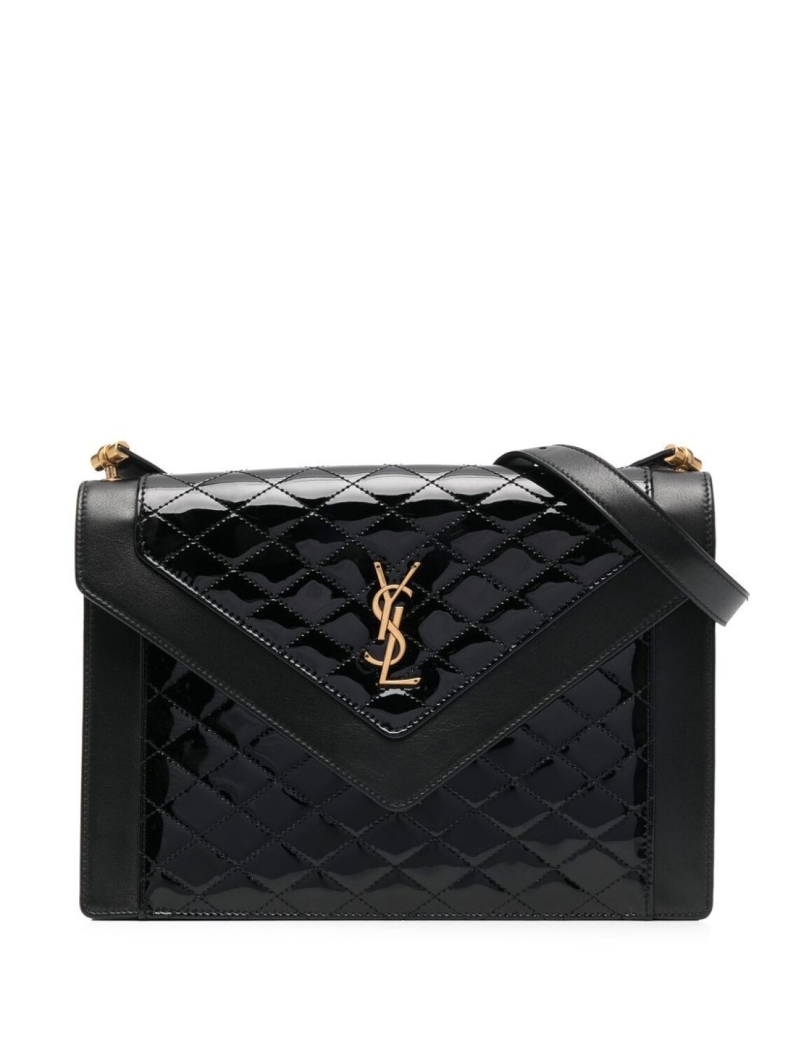 

Saint Laurent стеганая сумка на плечо Gaby, черный