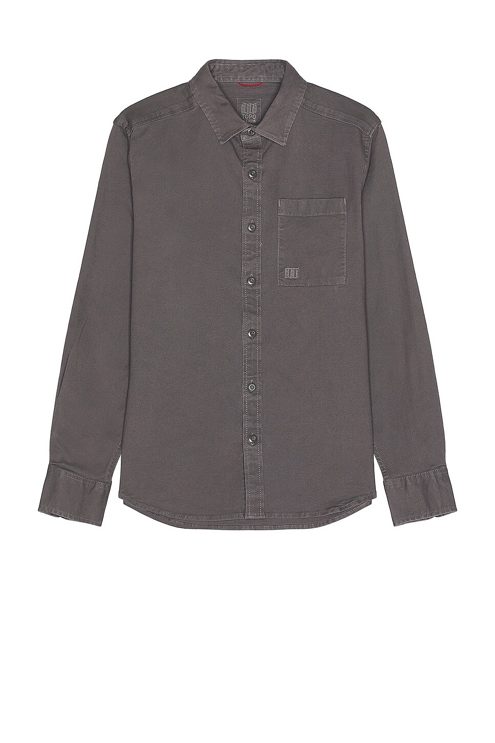 

Рубашка TOPO DESIGNS Dirt, цвет Charcoal