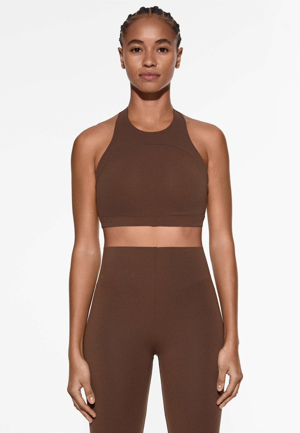 

Топ CROSSOVER BACK COMPRESSIVE TANK OYSHO, цвет brown