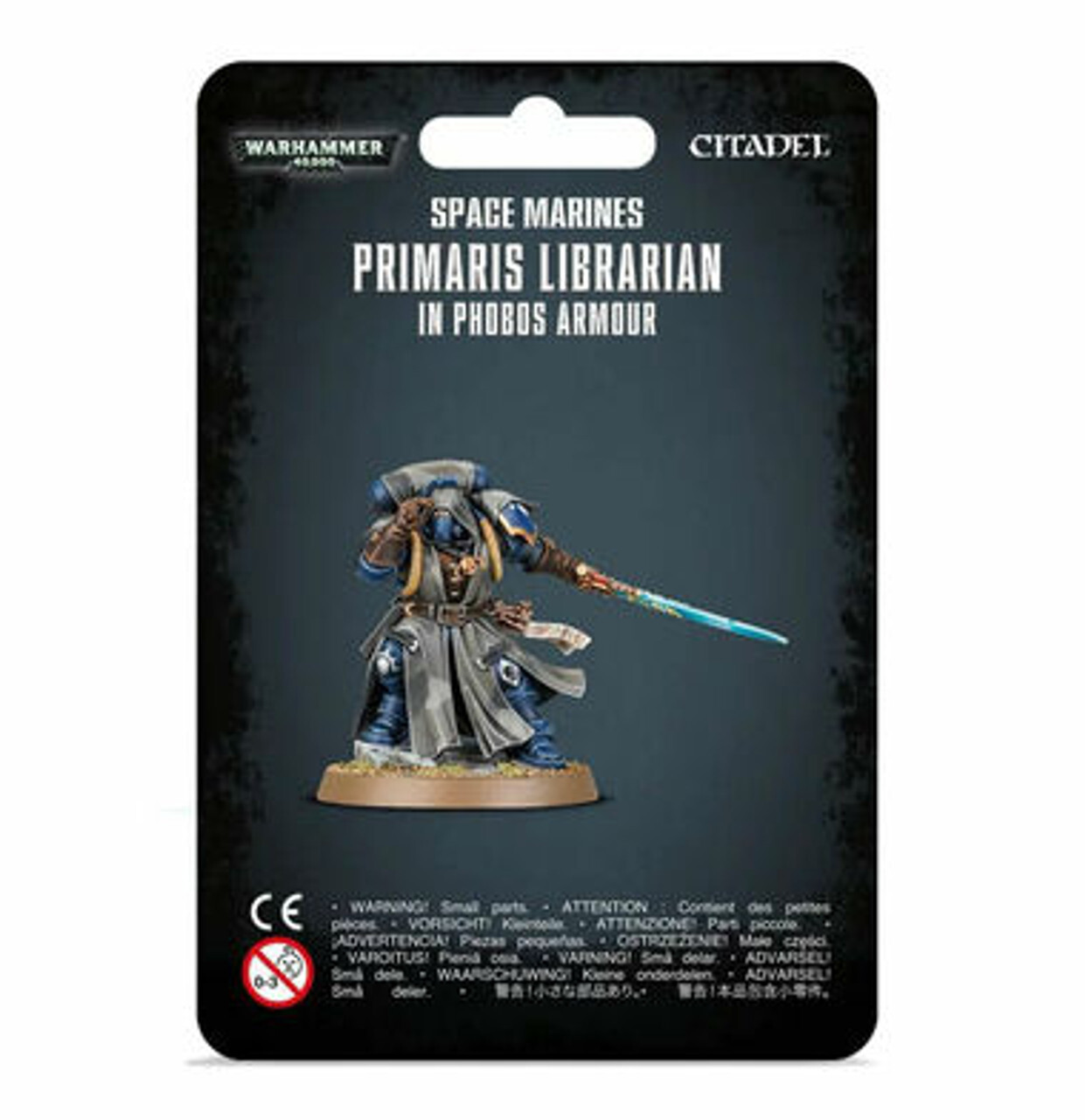 

Миниатюра Warhammer 40K: Space Marines - Primaris Librarian in Phobos Armour