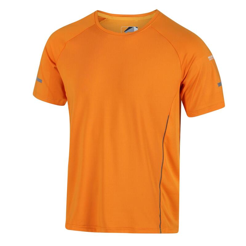 цена Мужская прогулочная рубашка с коротким рукавом Highton Pro - оранжевая REGATTA, цвет orange