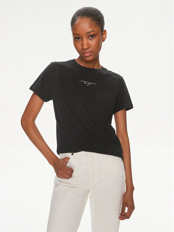 

Футболка стандартного кроя Tommy Jeans, черный