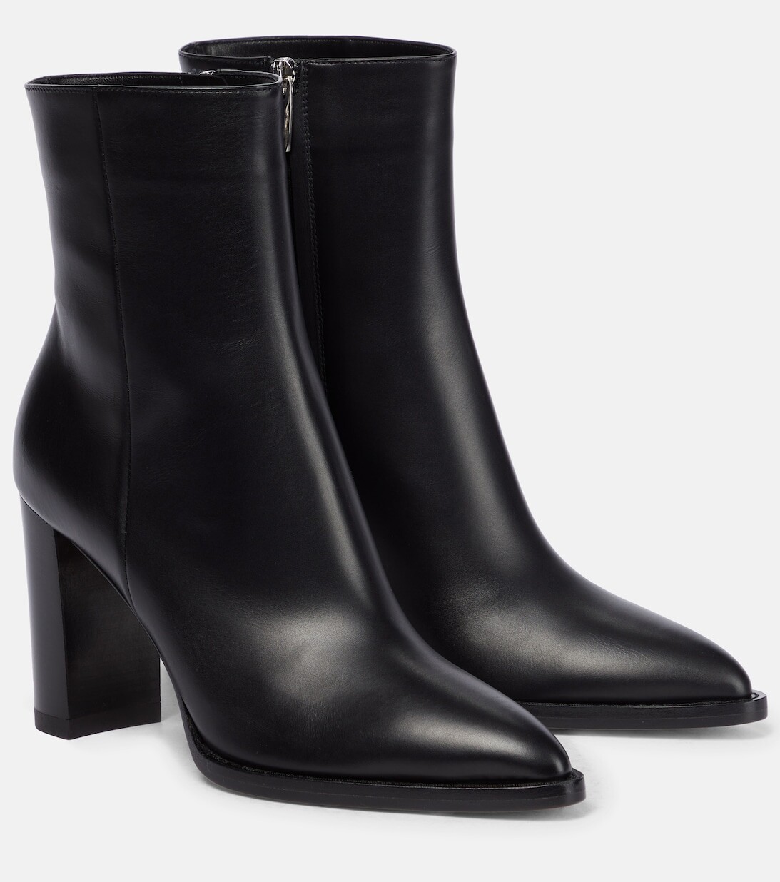 

Кожаные ботильоны River 85 Gianvito Rossi, черный