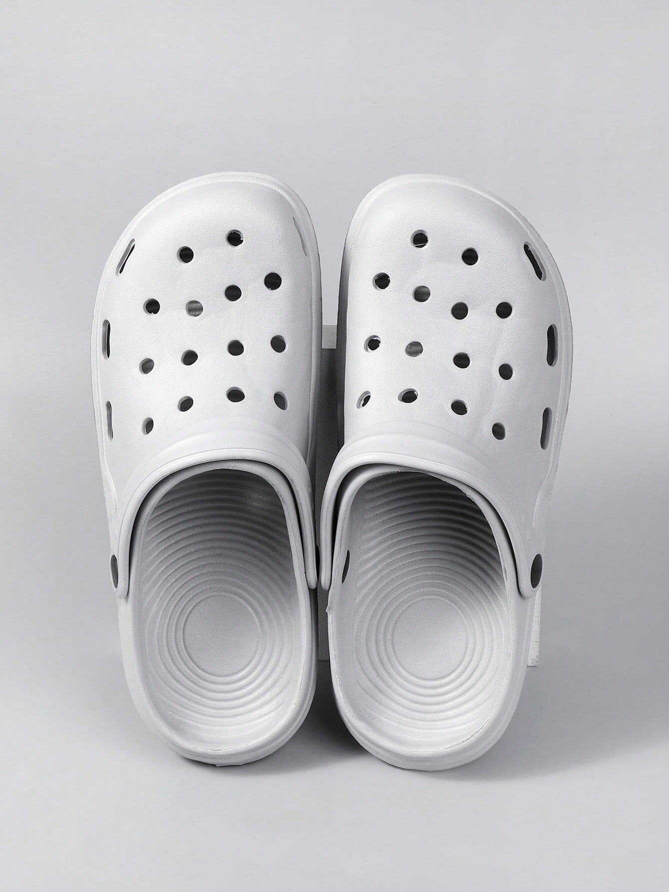 Мужские простые дышащие противоскользящие туфли с открытым носком, серый цена и фото