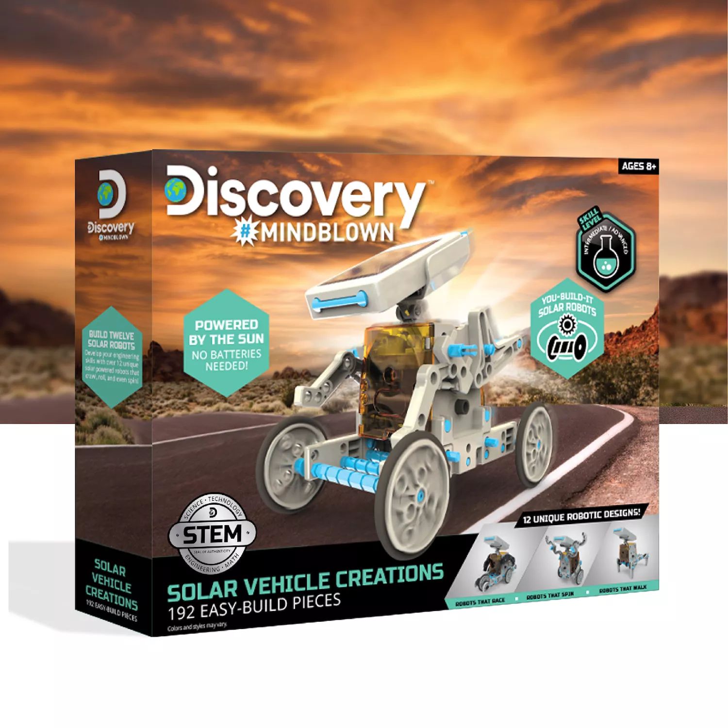 цена Набор для сборки игрушечного автомобиля на солнечных батареях Discovery Mindblown, 197 предметов Discovery Mindblown
