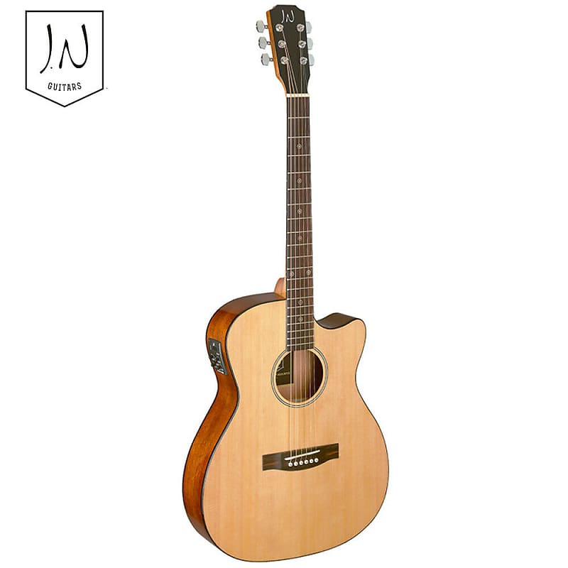 Акустическая гитара James Neligan BES-ACE N Bessie Series Auditorium Solid Spruce Top 6-String Acoustic-Electric Guitar