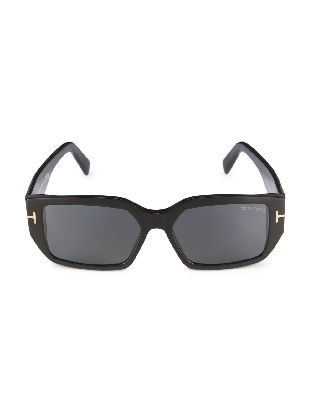 

Квадратные солнцезащитные очки Silvano-02 56 мм Tom Ford, черный