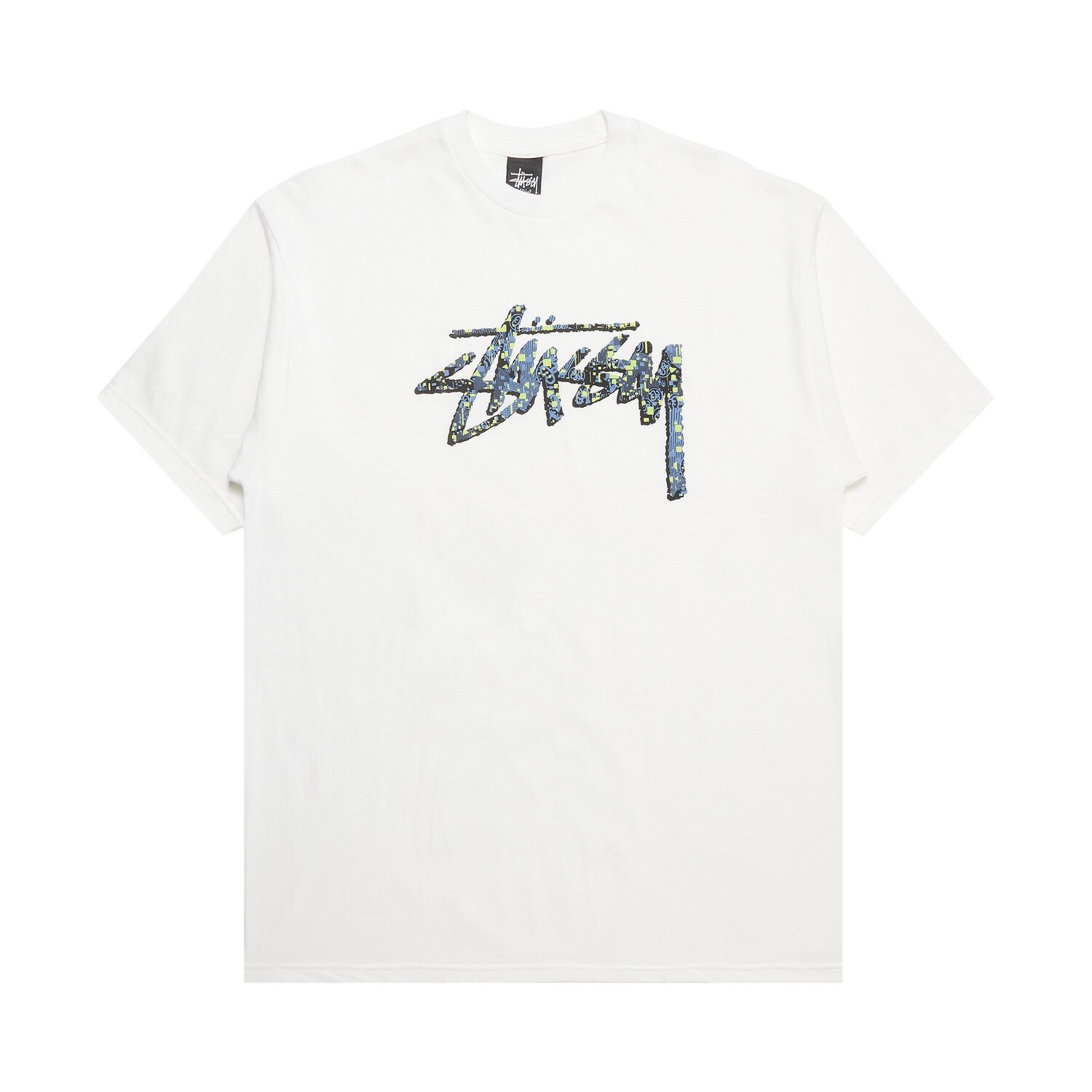 Футболка с принтом Stussy Stock SS, цвет Белый