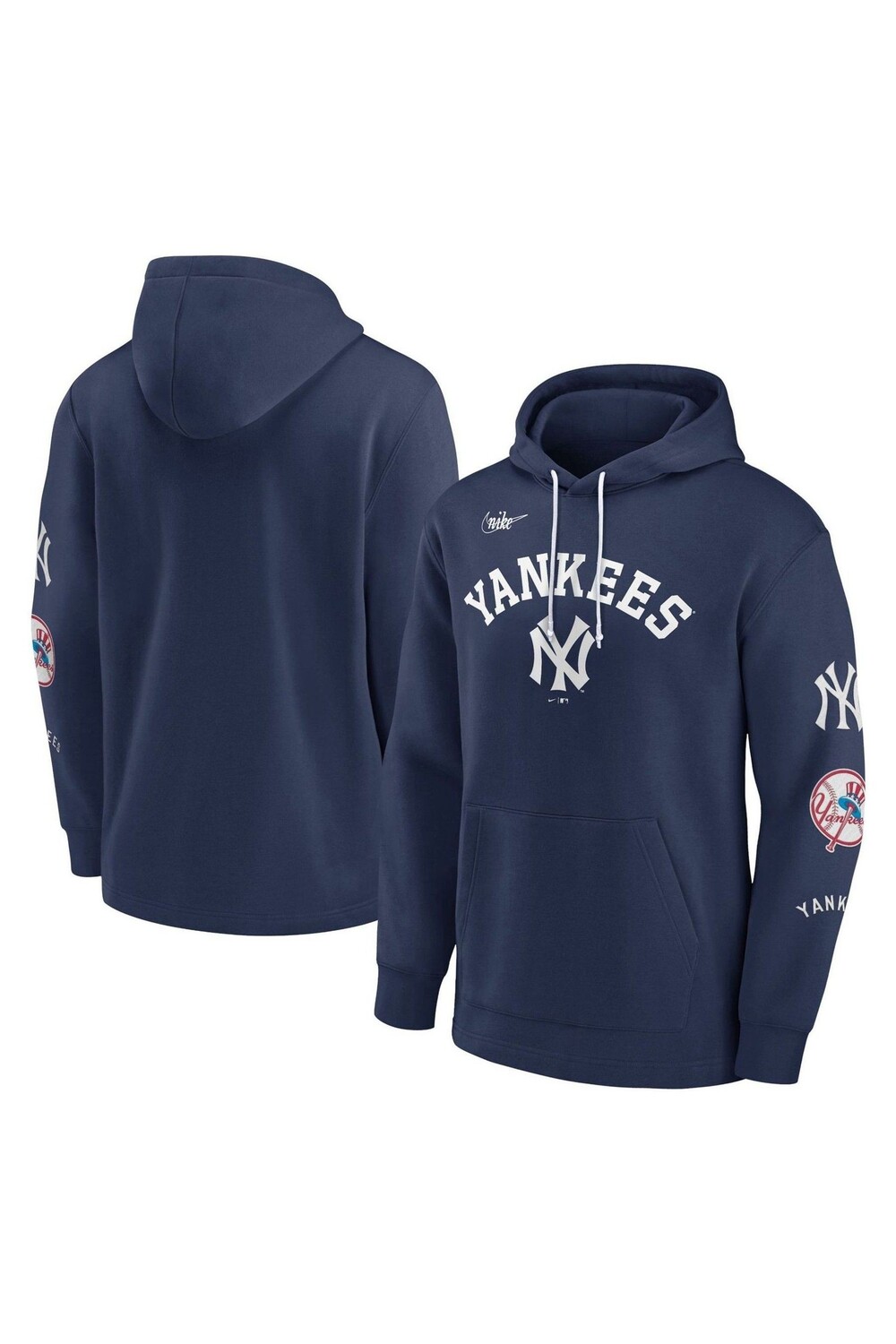 

Толстовка New York Yankees Rewind Cooperstown Nike, синий