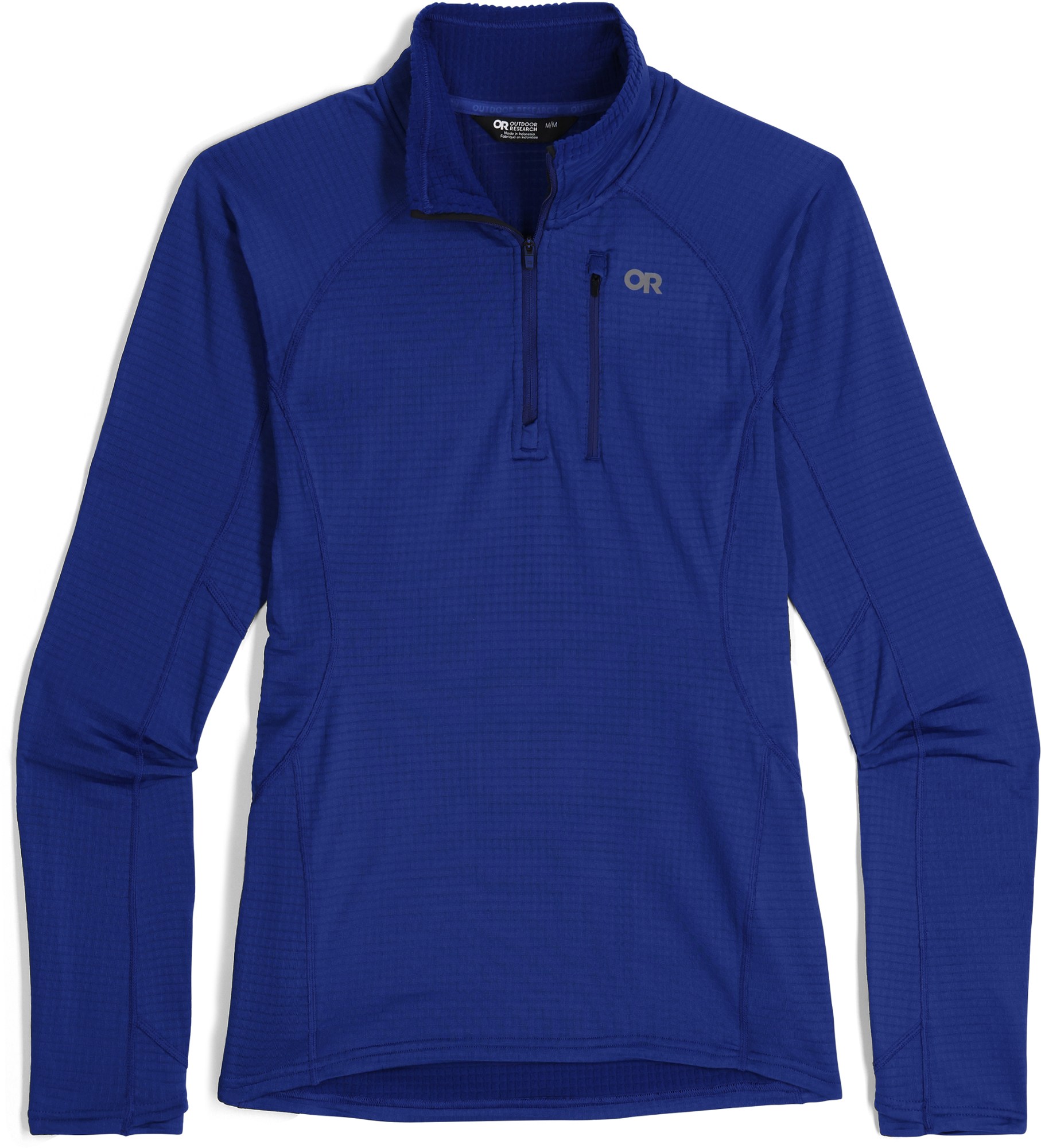 Флисовый пуловер с молнией на четверть Vigor Grid — женский Outdoor Research, синий