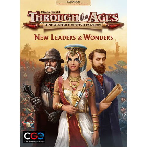цена Настольная игра Through The Ages Expansion: New Leaders & Wonders Czech Games Edition
