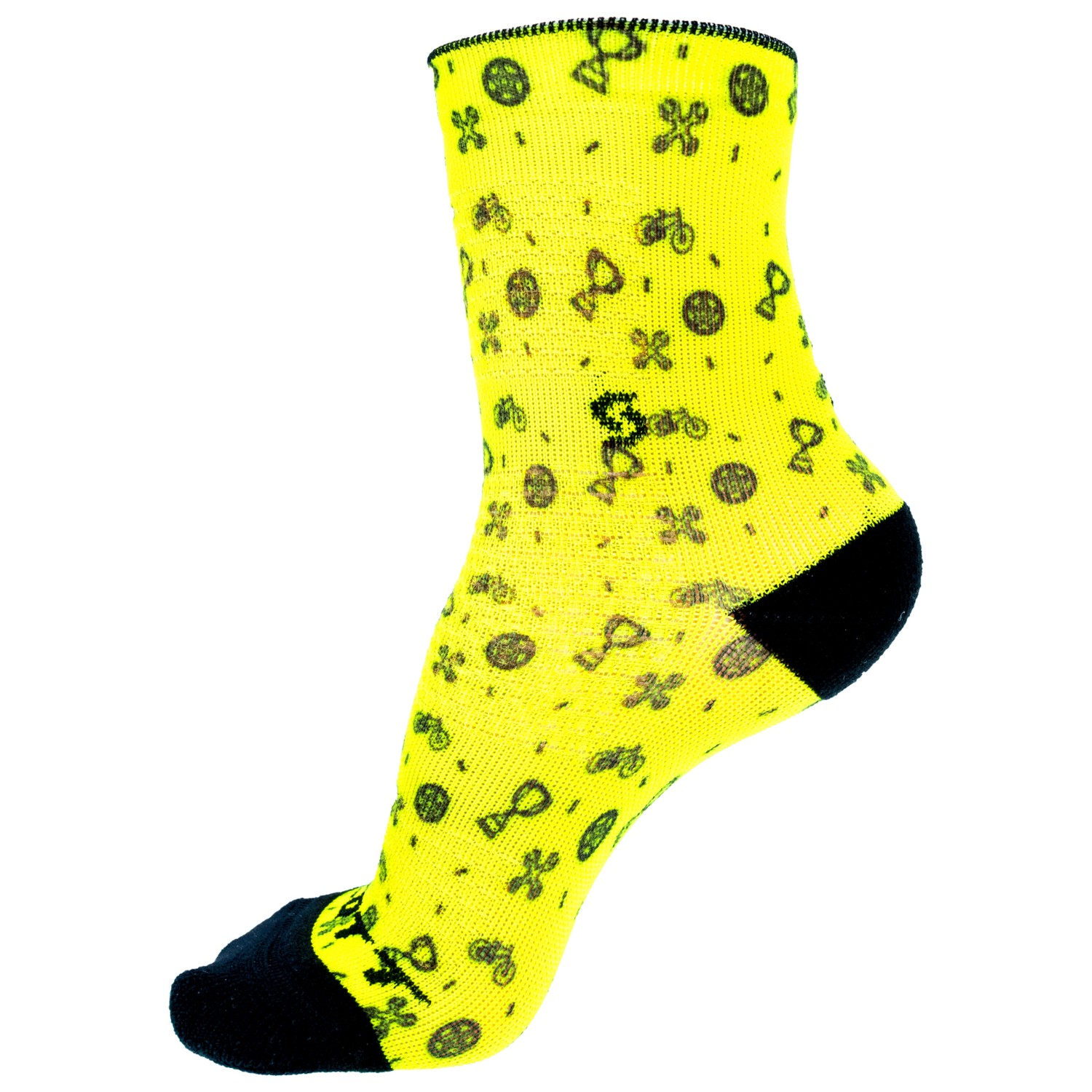 Велосипедные носки Scott Kid's Crew Socks, цвет Sulphur Yellow