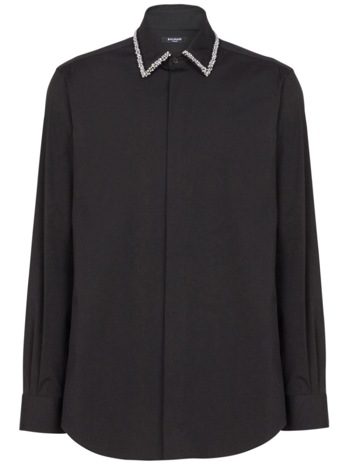 

Balmain рубашка с вышивкой, черный