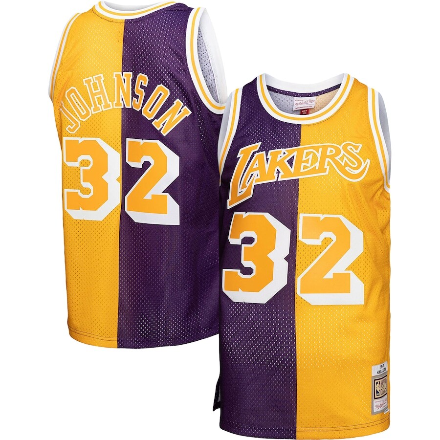 

Джерси Mitchell & Ness Los Angeles Lakers, фиолетовый