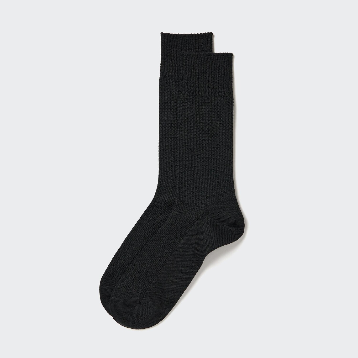 

Хлопковые носки supima piqé UNIQLO, черный