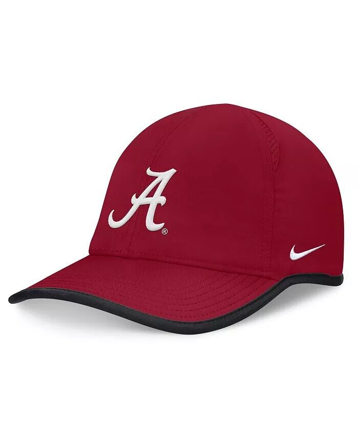 

Мужская регулируемая кепка Crimson Alabama Crimson Tide для поля Featherlight Performance Nike, красный