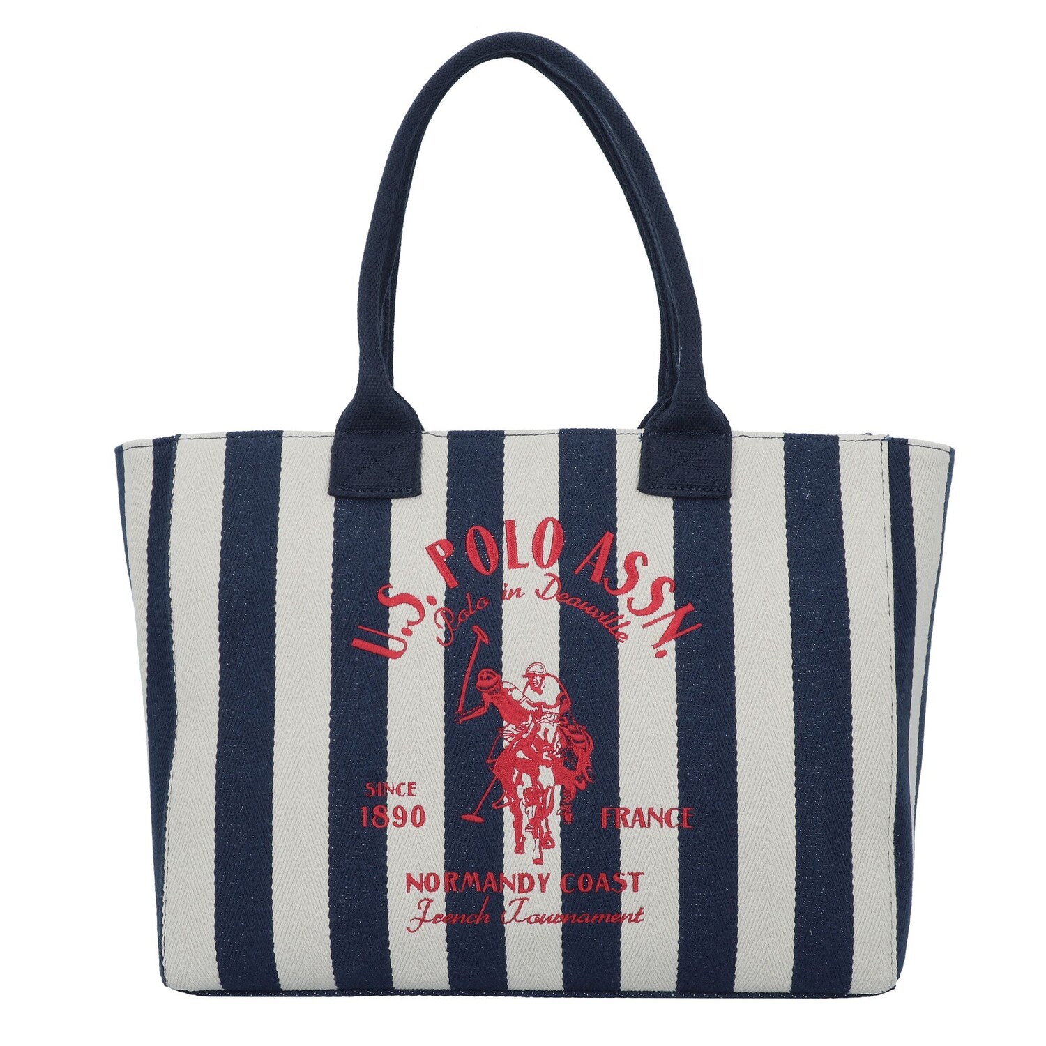 

Сумка шоппер U.S. Polo Assn. Beach 2 Tasche L 40см, темно-синий