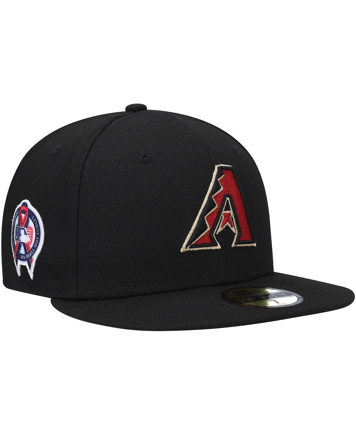 

Мужская черная кепка Arizona Diamondbacks 9/11 с нашивкой по бокам 59Fifty New Era