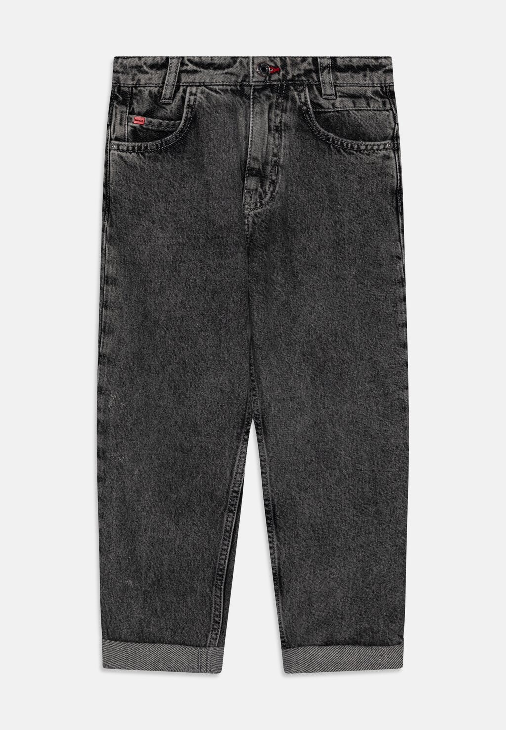 

Джинсы свободного кроя TROUSERS HUGO Kids, цвет grey