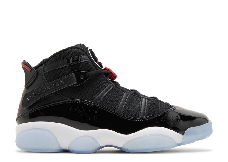 

Кроссовки Air Jordan JORDAN 6 RINGS 'BLACK GYM RED', черный