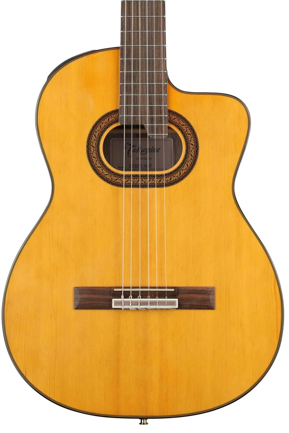 

Takamine GC-6CE, Акустически-электрическая гитара с нейлоновыми струнами - натуральный