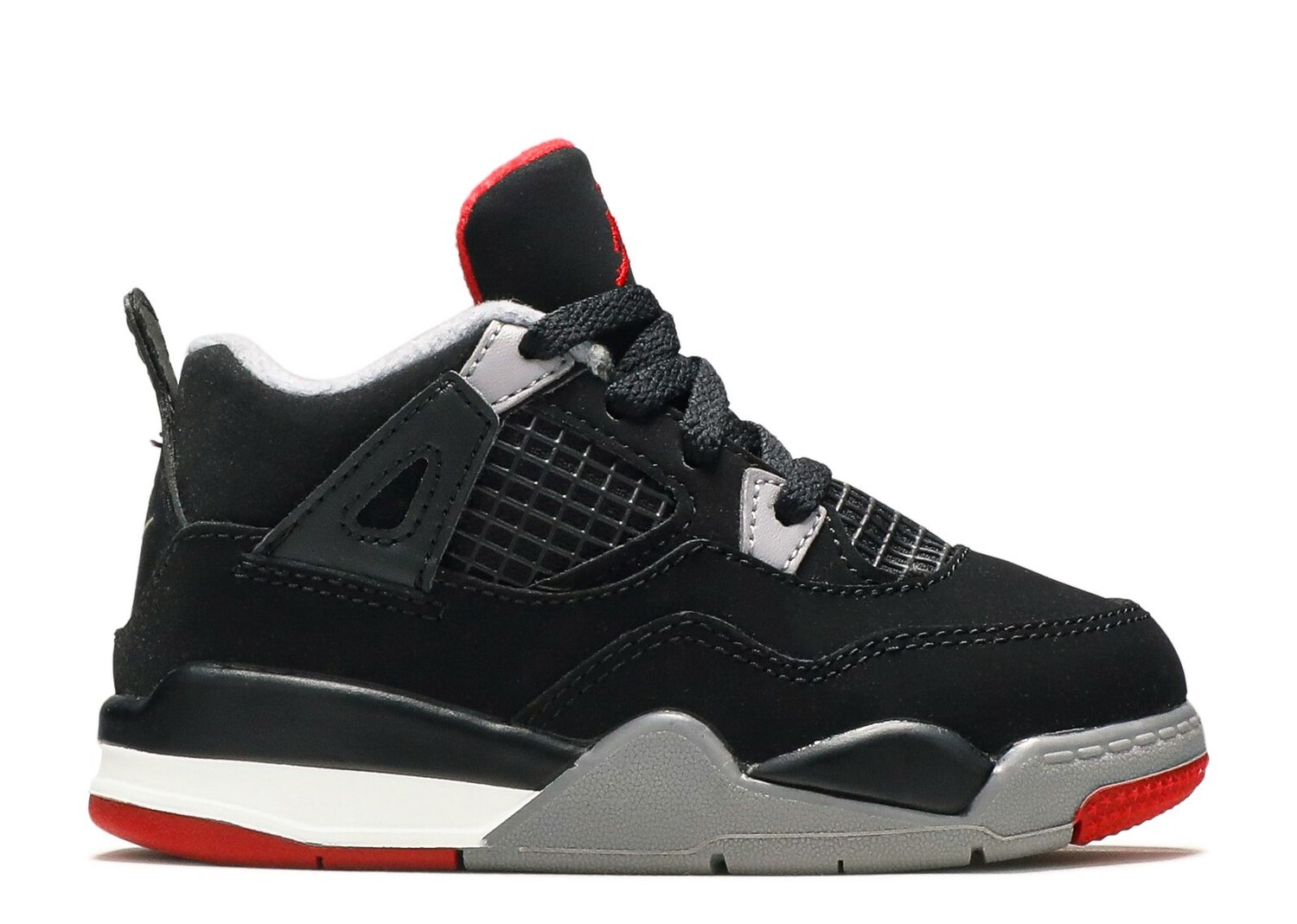 Кроссовки Air Jordan Air Jordan 4 Retro Og Td 'Bred' 2019, черный чехол mypads кроссовок джордан офвайт для motorola edge 30 neo задняя панель накладка бампер