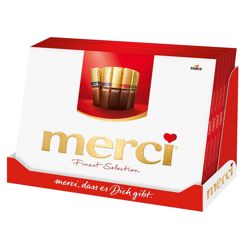 

Шоколадные вариации Storck merci Finest Selection упаковка 6 400г