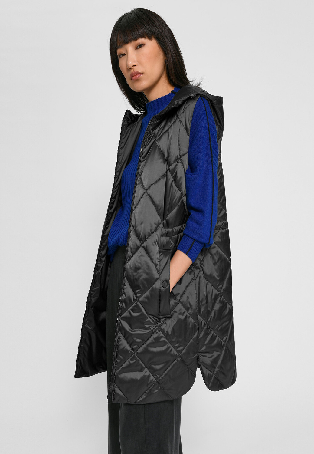 

Утепленный жилет Basler Vest, темно синий