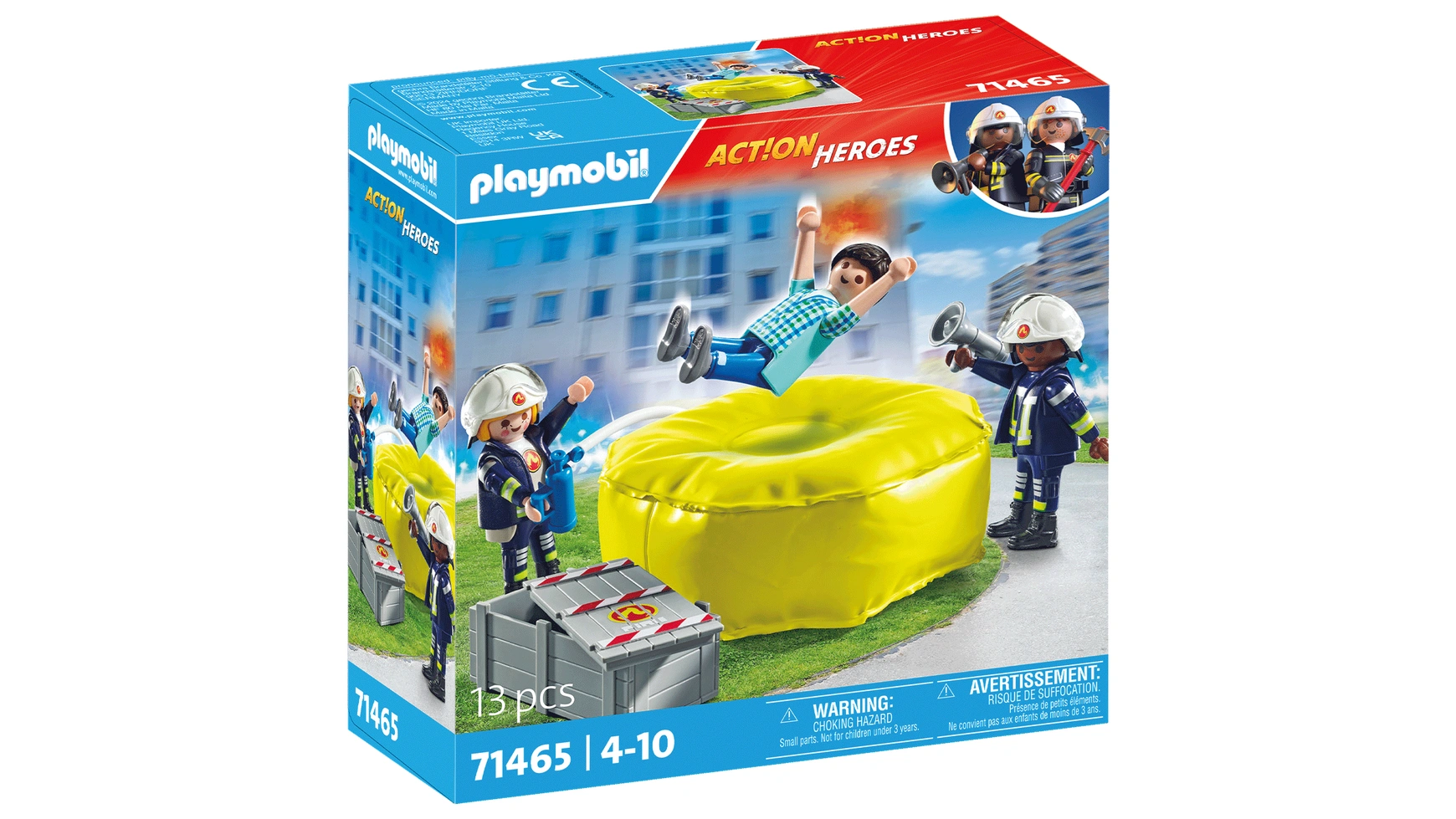 Action heroes пожарные на воздушных подушках Playmobil