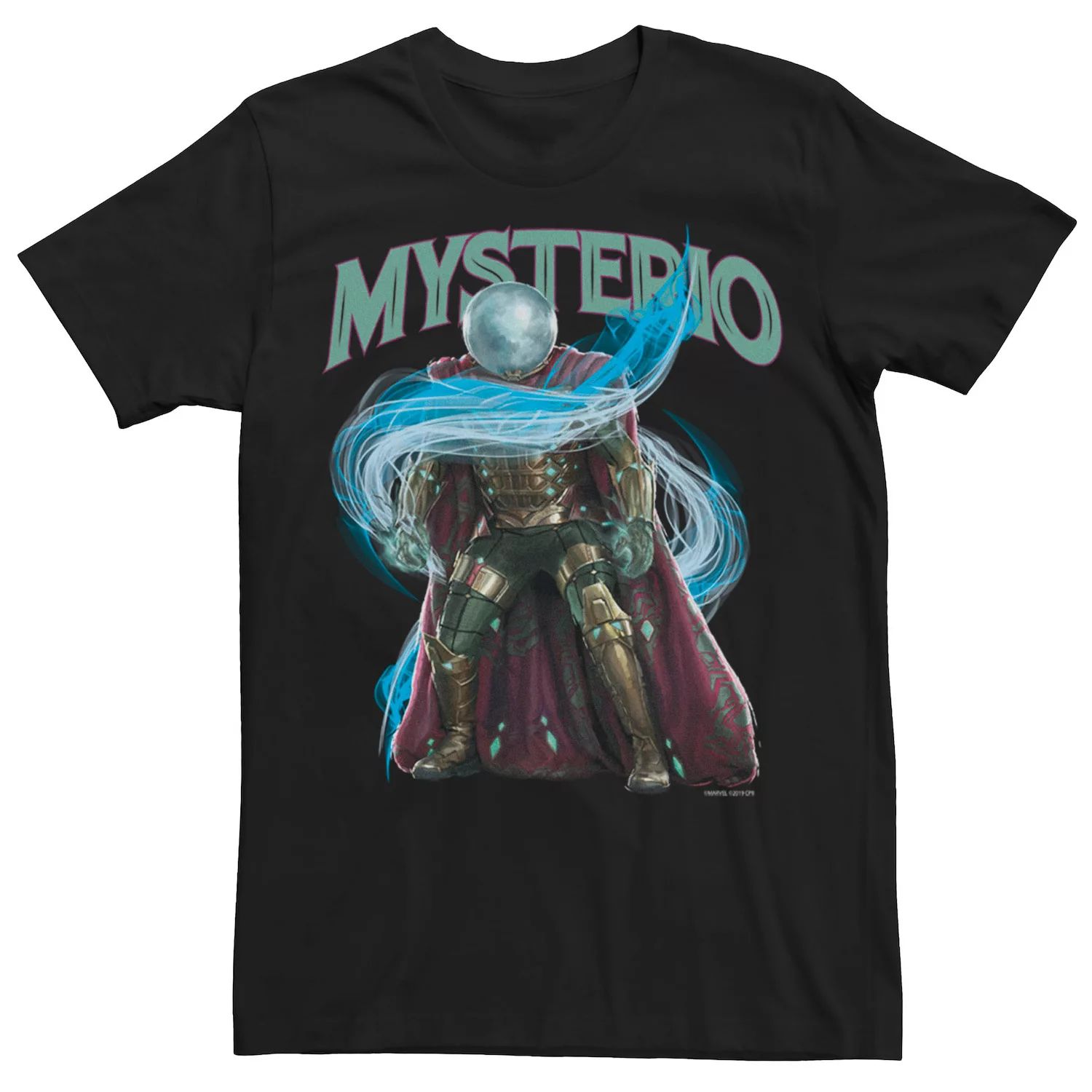 Мужская футболка с рисунком «Человек-паук Marvel вдали от дома» Mysterio Stance