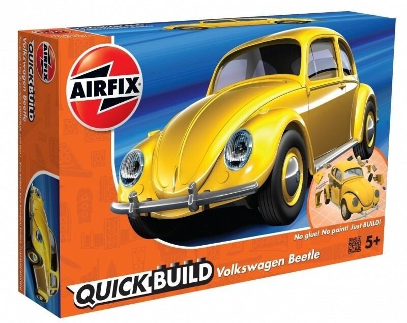 

QUICKBUILD VW Beetle Желтая пластиковая модель Airfix