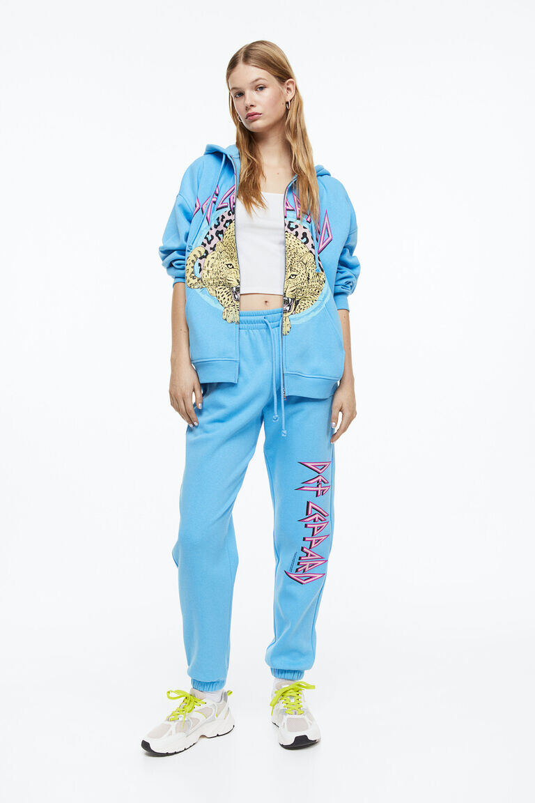

Джоггеры с принтом H&M, синий